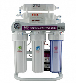 GRANDO 6+ (RO905-650BP-EZ-S 75G) з насосом на станині з манометром 