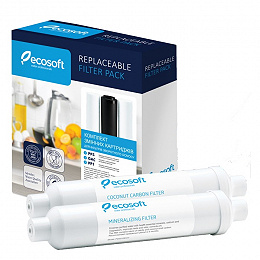 Комплект Ecosoft (PP5-GAC-PP1 + Постфильтр + Минерализатор) 