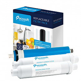 Комплект Ecosoft  6 картриджей для обратного осмоса 