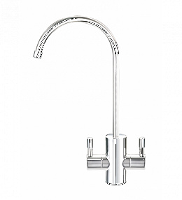 Кран для фильтра Модерн двойной 